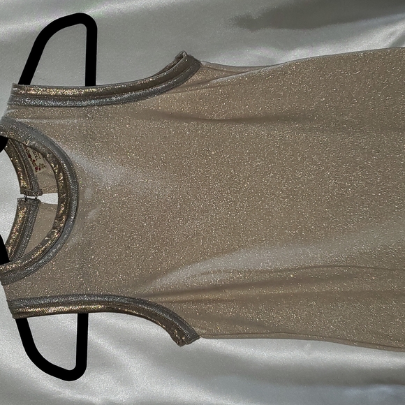Sparkly Gold & Silver Tribute Dress - Picture 2 of 7